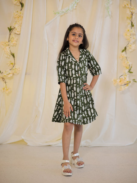 Fishy Print Cotton dress