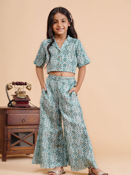 Powder Green Acrylic Coord set