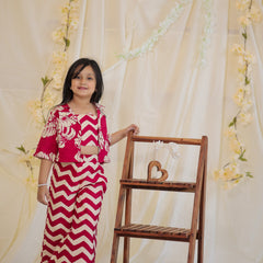 Pink Cotton Coord Set