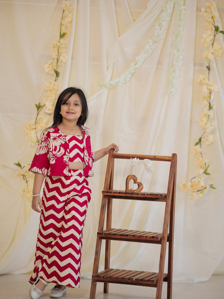 Pink Cotton Coord Set