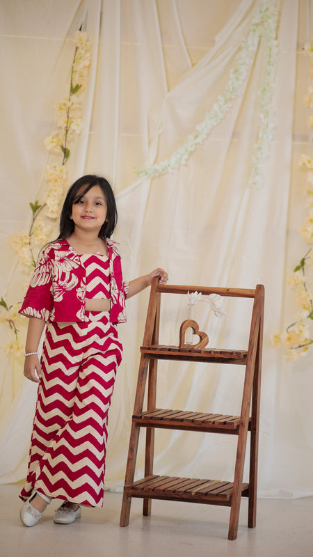 Pink Cotton Coord Set