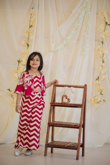 Pink Cotton Coord Set