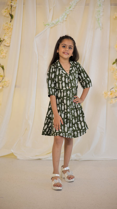 Fishy Print Cotton dress