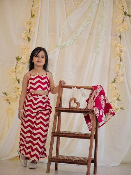 Pink Cotton Coord Set