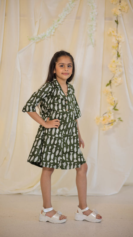 Fishy Print Cotton dress