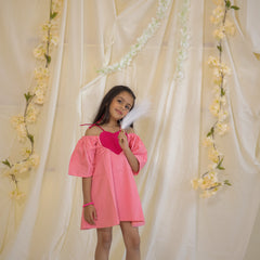 Barbie coded Heart Cotton dress