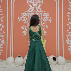 Upada Silk Tye and Dye Lehenga set