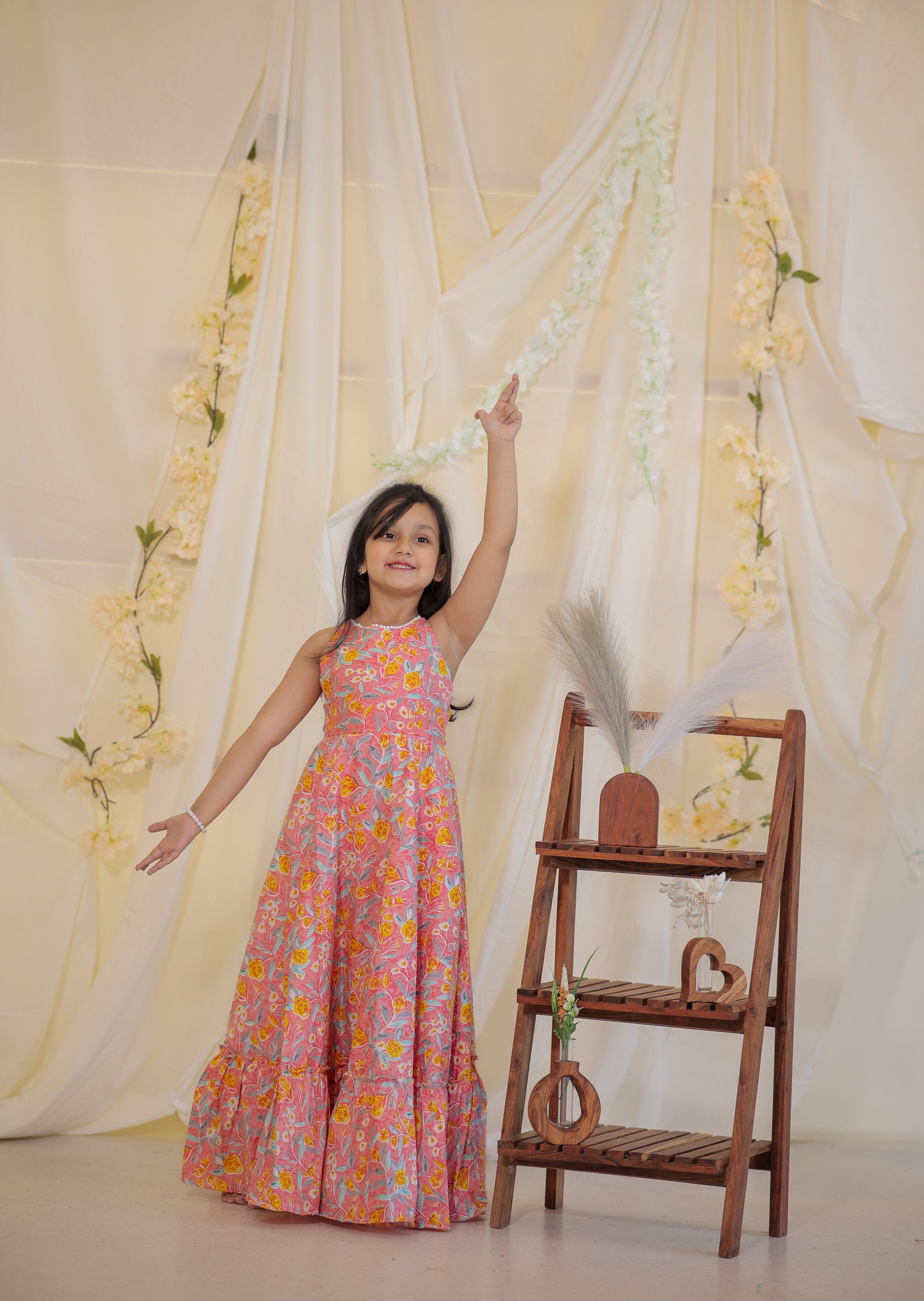 Peach Beach dress Laad by Kishita Peach Beach dress Laad by Kishita