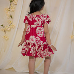 Botanical print Cambric Cotton dress