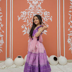 Lilac Lehenga set