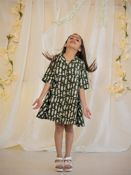 Fishy Print Cotton dress