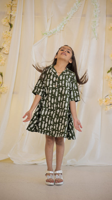 Fishy Print Cotton dress