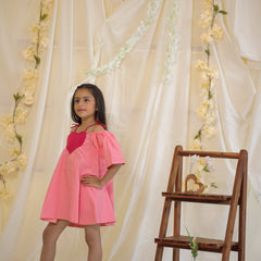 Barbie coded Heart Cotton dress