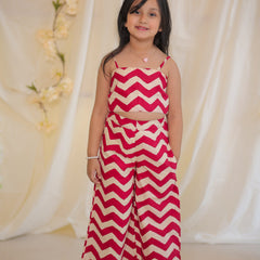 Pink Cotton Coord Set