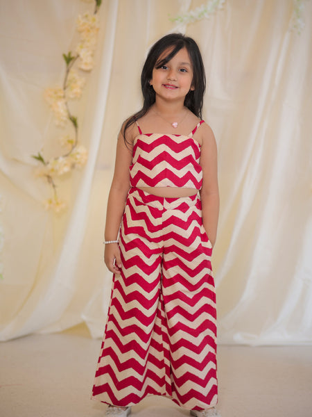 Pink Cotton Coord Set