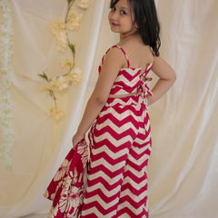 Pink Cotton Coord Set