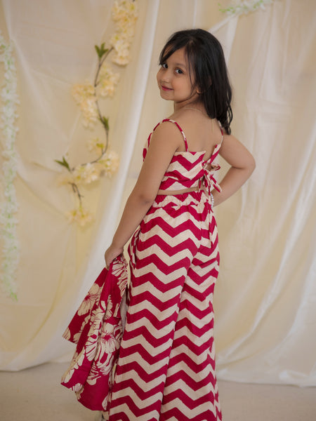 Pink Cotton Coord Set