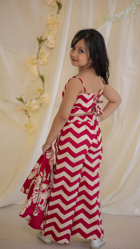 Pink Cotton Coord Set