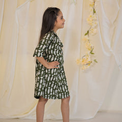 Fishy Print Cotton dress