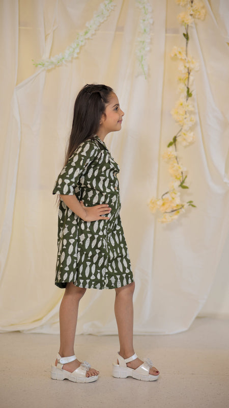Fishy Print Cotton dress