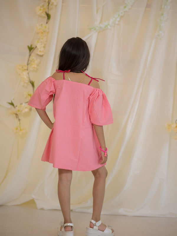 Barbie coded Heart Cotton dress