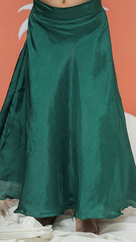 Upada Silk Tye and Dye Lehenga set