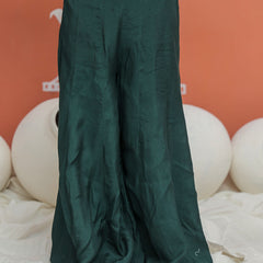 Green Multicolor Gota Design Kurta Palazzo Dupatta Set