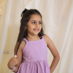 Lilac Cotton Slub Coord-set