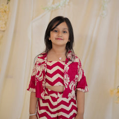 Pink Cotton Coord Set