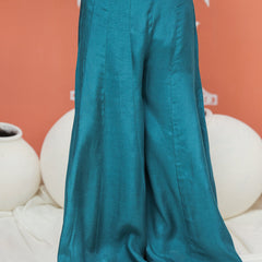 Rama Green Embroidered Design Kurta Palazzo Dupatta Set