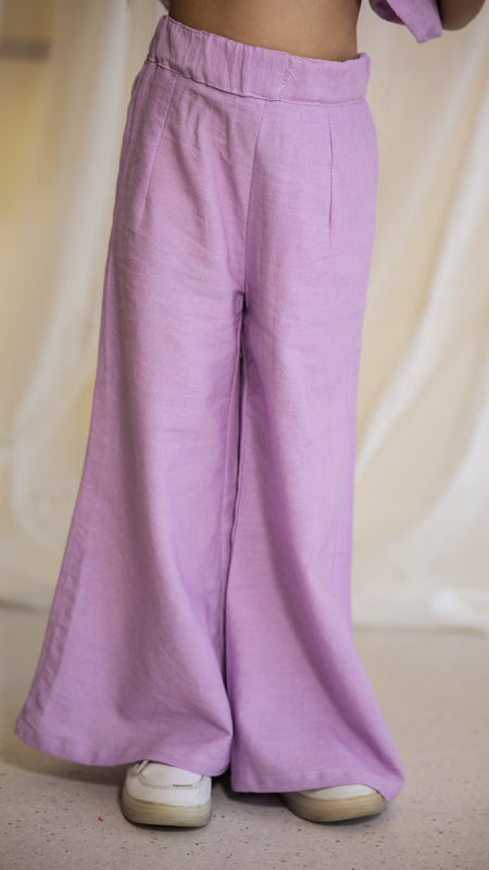 Lilac Cotton Slub Coord-set