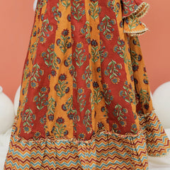 Mustard colored Lehenga set