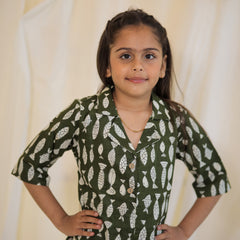 Fishy Print Cotton dress