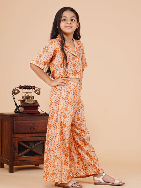 Peach Acrylic Coord set