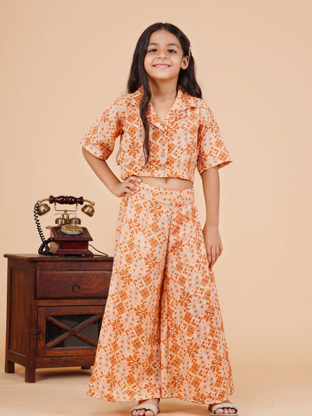 Peach Acrylic Coord set