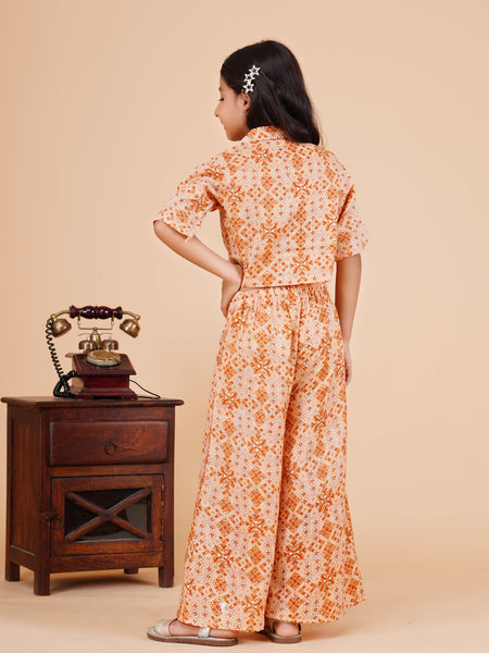 Peach Acrylic Coord set