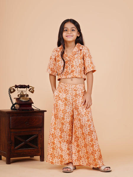 Peach Acrylic Coord set