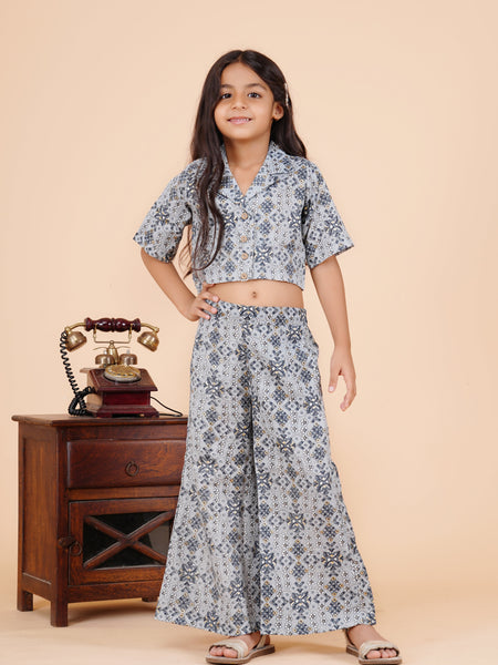 Grey Acrylic Coord set