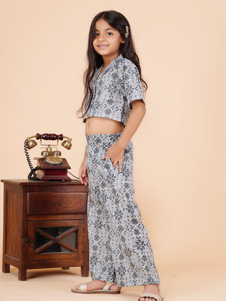 Grey Acrylic Coord set