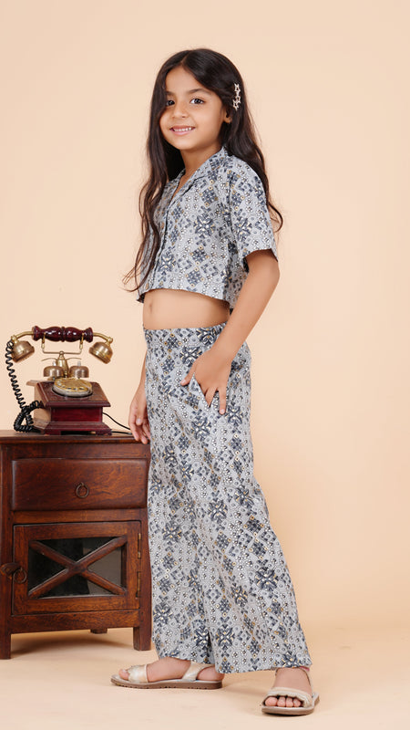 Powder Green Acrylic Coord set