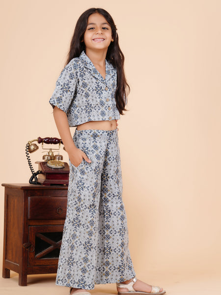 Grey Acrylic Coord set