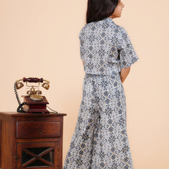 Powder Green Acrylic Coord set