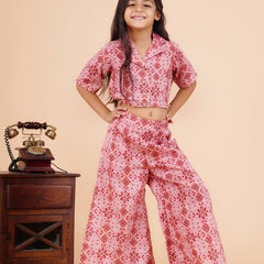 Powder Pink Acrylic Coord set