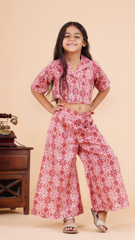 Powder Pink Acrylic Coord set