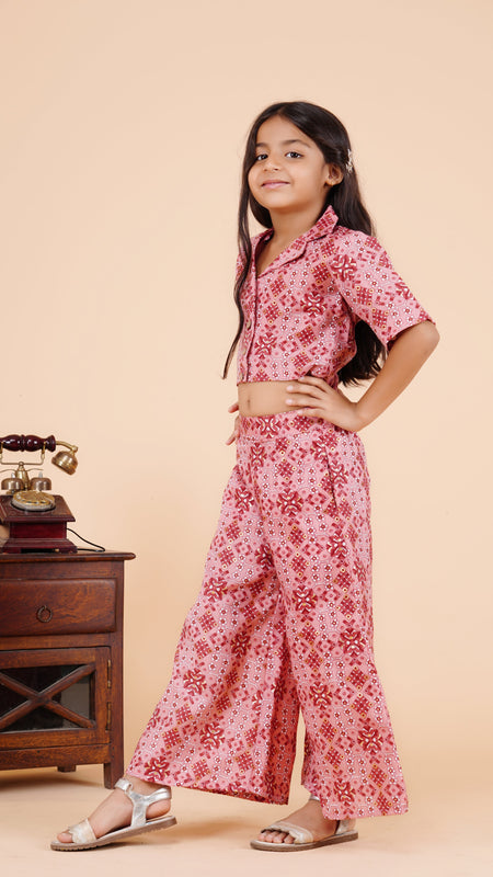 Powder Pink Acrylic Coord set