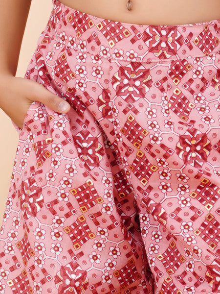 Powder Pink Acrylic Coord set