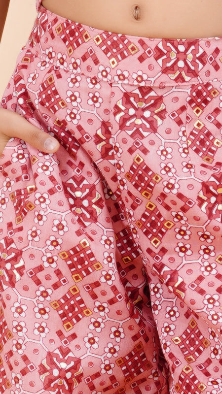 Powder Pink Acrylic Coord set