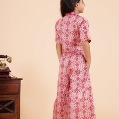 Powder Pink Acrylic Coord set