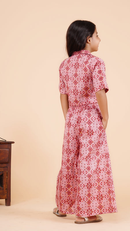 Powder Pink Acrylic Coord set