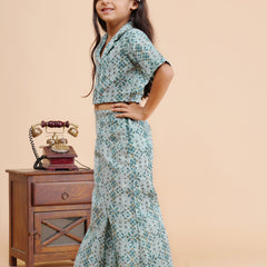 Powder Green Acrylic Coord set